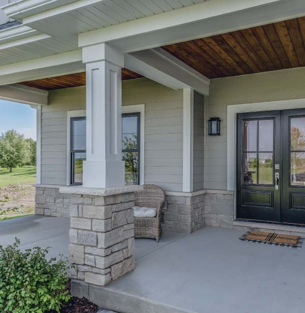 porch at house